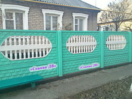 Декоративный железобетонный забор «Кирпичик»